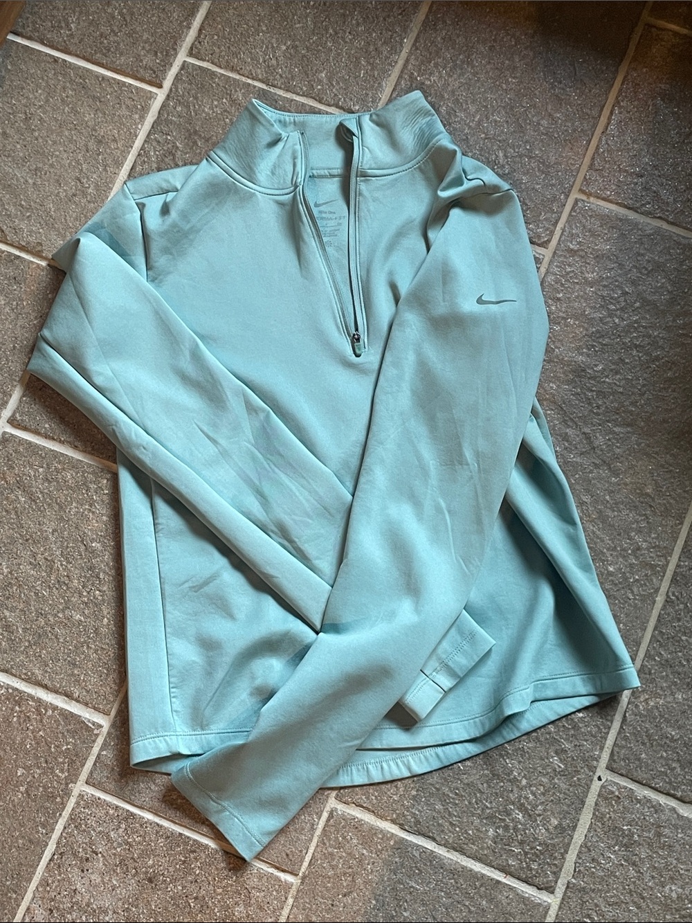 Nike Teal Quarter-Zip Pullover